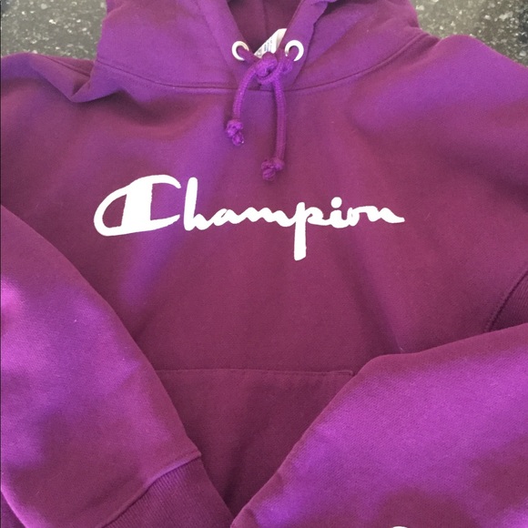 champion venetian purple hoodie